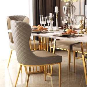Sedia da Pranzo Moderna di Design Lussuoso con Struttura in Ferro e Rivestimento in Velluto per Sala da Pranzo - Design Durevole HOMU - Product Image 4