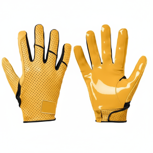 2024 nouveauté sur mesure vêtements de sport gants de Football américain couleur unie respirant confortable gants de Football américain - Product Image 1