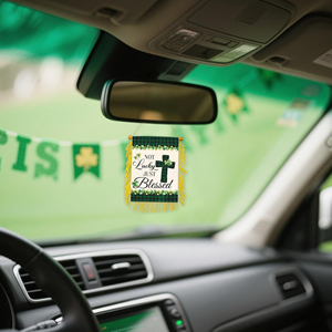 Mini-drapeaux de voiture 10x15cm pour la Saint-Patrick, à suspendre à la fenêtre avec ventouse - Product Image 5