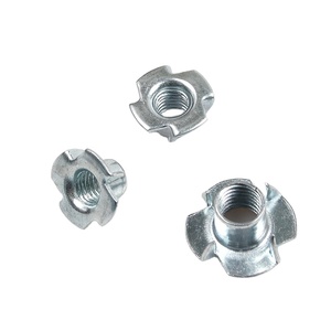 Écrou de meubles en acier au carbone, 4 griffes, 200 pièces, boulon de fermeture DIN1624, M6 <span class=keywords><strong>M8</strong></span> M10 - Product Image 1