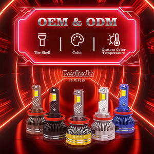 6000K faisceau <span class=keywords><strong>jaune</strong></span> doré H4 H7 H11 ampoule de phare LED 240W 50000lm lampes à led haute puissance auto 9005 9007 phare LED - Product Image 4