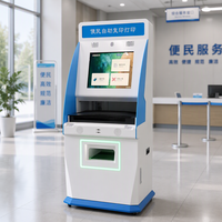 Terminal de libre-service pour l'impression et la copie, numérisation de documents A4 et impression de cartes d'embarquement