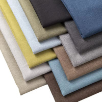 Tissu en velours mélangé épaissi imperméable 100 % polyester, jacquard fin teint en fil, coussin imprimé numériquement imitation tissé