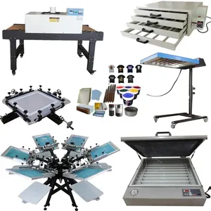 Fábrica vendendo Micro-registro t shirt máquina de impressão da tela para pequenas empresas serigrafia máquina