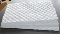 Panneau d'isolation acoustique pour voiture en coton insonorisant de haute qualité Sanzhou blanc ignifuge conforme aux normes VOC 500x800mm 10/16mm