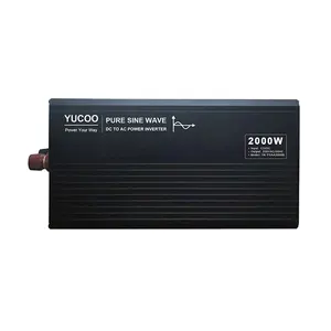 纯正弦波逆变器2000W 4000W DC12V 24v至AC220V 50hz 60hz家用逆变器电源转换器