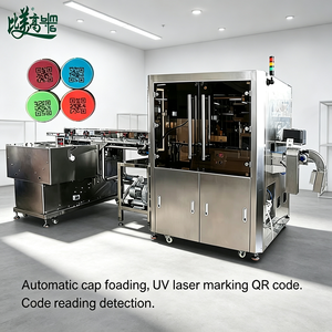 Machine de marquage laser GS1 un article un code pour bouchons de bouteilles avec norme ASL BELGISI pour la production de remplissage d'eau en série - Product Image 1