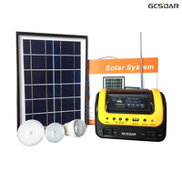 Sistema de Iluminación Solar para Postes, Diseño Moderno, Panel Solar, Construcción Duradera, Iluminación para Jardín, Camino y Paisaje, SDM-0603-01 6V