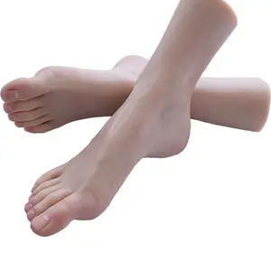 cong chân sexy Suppliers-Nhà Máy Bán Buôn Nữ Mannequin Chân Quần Áo Chụp Đạo Cụ Silicone Chân Mô Hình