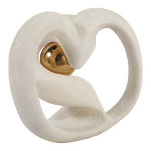 Scultura a sfera in acciaio inossidabile, ornamento decorativo per la casa, il bagno, l'ufficio, il soggiorno, chic - Product Image 2