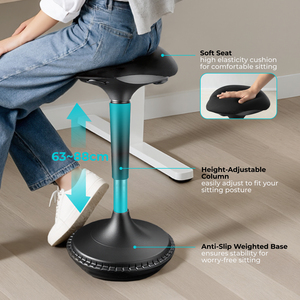Ergonomic Height Adjustable Leaning Wobble Ergonomic <strong>Stool</strong> Standing Chair Active Flexible Seat Wobble <strong>Stool</strong> for <strong>Office</strong> - Product Image 3