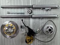 Conjunto de Freno y Amortiguador Delantero para Motocicleta RX115