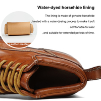 Chaussures décontractées sur mesure élégantes et luxueuses faites à la main, grandes tailles, nouvelles chaussures d'affaires tendance, bottes en cuir de style italien pour homme