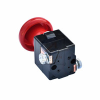 Parada de emergencia de cabeza de hongo interruptor de botón de empuje para Motor eléctrico elevación carretilla elevadora ED125 ED Serie