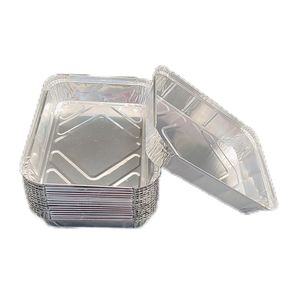Olla de papel de aluminio desechable con tapas para pasteles y panes <span class=keywords><strong>caseros</strong></span> Concepto de fiambrera - Product Image 3