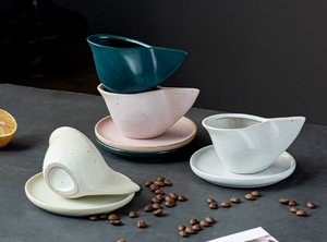 Petite tasse à café <span class=keywords><strong>italienne</strong></span> avec soucoupe pour petits shots de café, mini-tasses à expresso en céramique - Product Image 2