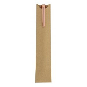 Sacchetto portapenne Kraft 150x30 mm per riporre penne di carta - Product Image 2