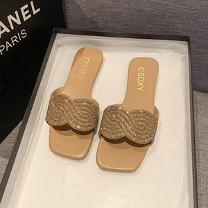 Sandales, pantoufles et claquettes pour femmes, dames, femmes, à talons, pour la maison, l'hôtel, l'intérieur, la plage, sandales moelleuses de créateur, pantoufles pour hommes - Product Image 3