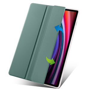 เคสแท็บเล็ตหนังอัจฉริยะ TPU ใสพับได้3ทบพร้อมช่องใส่<span class=keywords><strong>ปากกา</strong></span>สำหรับ Samsung Galaxy <span class=keywords><strong>Tab</strong></span> S10 9 FE PLUS S9 FE <span class=keywords><strong>A7</strong></span> A8 - Product Image 5