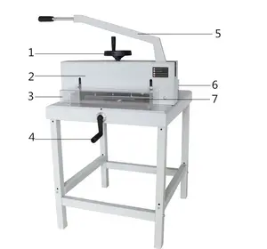 Cortador de papel manual a4 a3, máquina manual de corte de papel e embalagem com tamanho de 4700