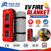 Couverture anti-feu robuste pour véhicules électriques DIN SPEC 91489:2024 en silicone, fibre de verre et PP, pour les parcs de stationnement commerciaux aux Philippines, directement de l'usine