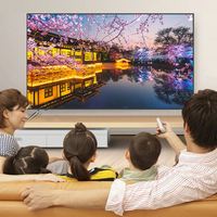 Televisor LCD Inteligente de Alta Calidad de 75 Pulgadas con Retroiluminación LED, Interfaz USB/AV/Wi-Fi, Alto Brillo, 1920x1080, 4K HD, 144Hz, Televisor para Hotel de Pantalla Ancha
