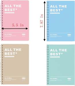 Custom Logo Printable Coil Lock Spiral <b>Notebook</b> - Bulk School Office Stationery <b>Set</b> for Promotional Giveaway - Product Image 3