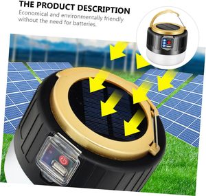 Linternas Solares LED al por Mayor, Lámpara de Camping, Foco, Linterna Recargable OEM, Bombilla Portátil Colgante, 80 SMD IP65 - Product Image 6