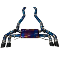 Pour BMW M5 F90 4.4TT Échappement en titane à soupapes Silencieux sport Catback avec embouts