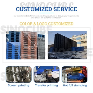 <span class=keywords><strong>Pallet</strong></span> Industriale Euro Riciclato Sinocube per Carichi Pesanti, <span class=keywords><strong>Pallet</strong></span> in Plastica HDPE Impilabile con Ingresso a 4 Vie, Capacità di Carico 4-5t - Product Image 3