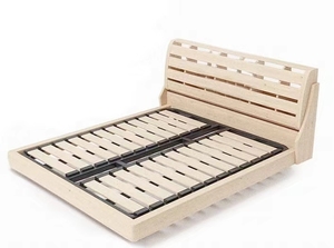 Cama Completa con Estructura de Madera Tapizada en Algodón con Forma de Galleta, Cómoda y Moderna, con Almacenamiento Oculto, Compacta, para Dormitorio Infantil - Product Image 3