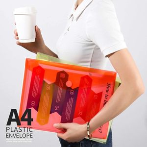 Factory Custom <strong>Size</strong> Logo Expanding File <strong>Folder</strong> Poly Expandable File <strong>Folders</strong> With Clear <strong>View</strong> Pockets - Product Image 6