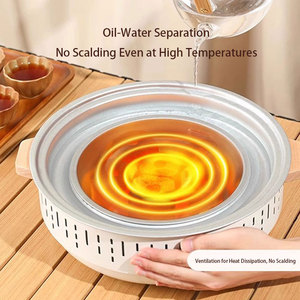 Parrilla <span class=keywords><strong>de</strong></span> barbacoa <span class=keywords><strong>de</strong></span> carbón Parrilla <span class=keywords><strong>de</strong></span> barbacoa portátil Parrilla <span class=keywords><strong>de</strong></span> barbacoa casera Estufa multifuncional para fiesta en el jardín Barbacoa <span class=keywords><strong>Carne</strong></span> frita - Product Image 4