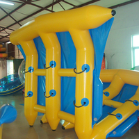 Bateau gonflable de banane de poisson volant de bâche de PVC fait sur commande d'usine pour la publicité disponible à la vente