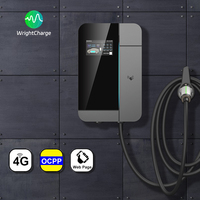 Cargador de Pared para Vehículos Eléctricos OEM ODM Nivel 2 AC con Conector Personalizado Tipo 1/Tipo 2/GBT/NACS para Uso de Marca Privada WrightCharge