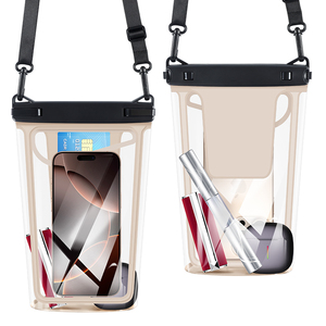 Sac transparent entièrement étanche en PVC 2L avec <span class=keywords><strong>barre</strong></span> à clip <span class=keywords><strong>de</strong></span> poche pour smartphone scellée pour les activités <span class=keywords><strong>de</strong></span> plein air décontractées - Product Image 3