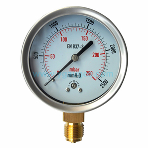 De acero inoxidable caso conexión manómetro de cápsula de calibración de la máquina - Product Image 4