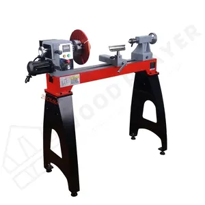 750W Brushless Motor Heavy Duty Wood Lathe Machine Woodworking Machinery