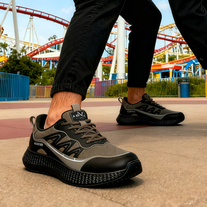 Nouvelles chaussures de course originales de marque sans logo pour hommes, super légères, avec soutien de la voûte plantaire, chaussures de sport pour la ville et le jogging - Product Image 2