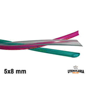 Tubo de PVC estirado de calidad alimentaria TT/CRISTALLO/TR 5x8mm (200mt) - Product Image 1