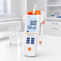 BIOSTELLAR PH210E pH-mètre portable avec mesure de la température et de la tension mV -2,00 à 18,00 pH Testeur étanche IP65