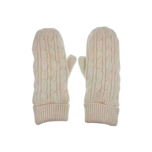 Ensemble 3 pièces YW Automne Hiver 2026 pour <span class=keywords><strong>femme</strong></span> : Bonnet, Écharpe <span class=keywords><strong>et</strong></span> <span class=keywords><strong>Gants</strong></span> en tricot acrylique/polyester/polyamide beige chaud, couleur personnalisable - Product Image 4