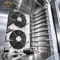 Machine de congélateur à air comprimé à congélation rapide à flash rapide ultra-froid efficace à 10 plateaux avec dégivrage