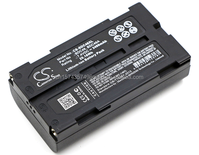 Battery for Sokkia  a SET300, DL30, GIR1600 DGPS Receiver, GIR1600 GPS Receiver, GRS1700 CSX, BDC46B, BDC-46B, BDC-46C, SDL30