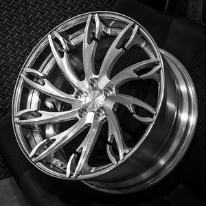 ล้ออัลลอยด์ฟอร์จแบบกำหนดเอง ล้อฟอร์จ 2 ชิ้น ดีไซน์แบบหลายก้านแบบกลวง ขนาด 22-26 นิ้ว 5x114.3/5x120 สำหรับรถยนต์เทสลา - Product Image 3