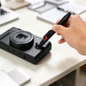 High Quality 3 in 1 Carbon Head Lens Cleaner <b>Pen</b> Dust Cleaner with <b>Retractable</b> Brush - Product Image 6