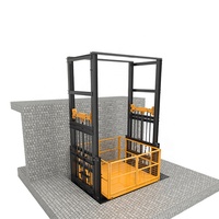 Ascenseur de marchandises hydraulique vertical pour entrepôt industriel, monte-charge, prix compétitif