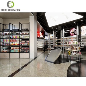 Muebles Metálicos Modernos Personalizados para Tiendas Minoristas, Mostrador para Tienda de Maquillaje con Vitrina para Cosméticos - Product Image 2