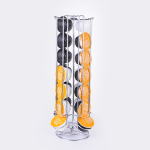 Soporte de cápsula de café giratorio de alambre de hierro YZ1373C, para paquete de 28 <span class=keywords><strong>Dolce</strong></span> <span class=keywords><strong>Gusto</strong></span> - Product Image 3