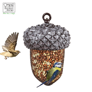 Esschert diseño original manchado pájaro carpintero casa <span class=keywords><strong>Martin</strong></span> granero Golondrina Común SWIFT Robin amor colgando Bellota comedero para pájaros - Product Image 5